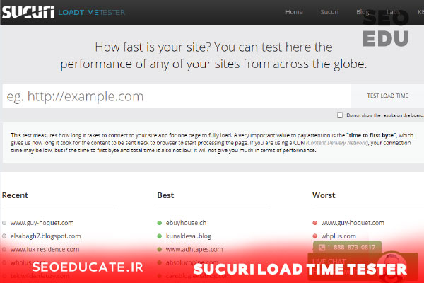 Sucuri Load Time Tester