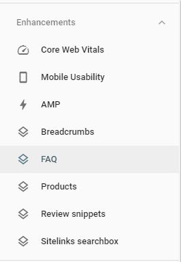 آموزش enhancements گوگل سرچ کنسول 3 بخش enhancement سرچ کنسول در گوگل