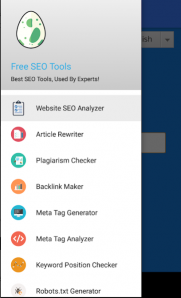 ابزار  Free SEO Tools برای آنالیز سئو سایت با گوشی