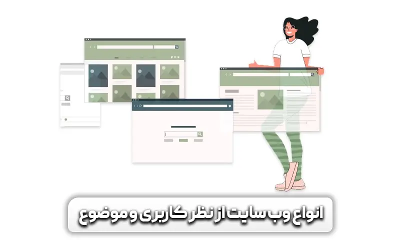 وب سایت چیست؟ معرفی وب سایت به زبان ساده 8 آشنایی با انواع وب سایت ها