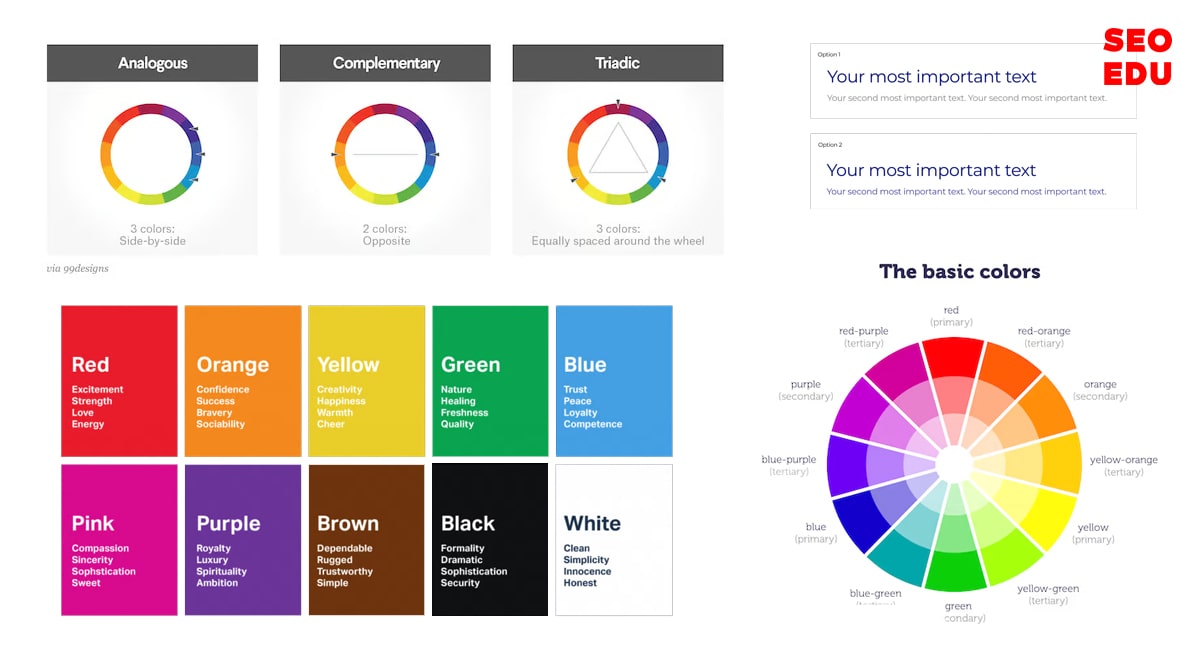 انتخاب رنگ سایت و تاثیر آن بر کاربر! 10 اصول و پایه انتخاب رنگ سایت چیست؟