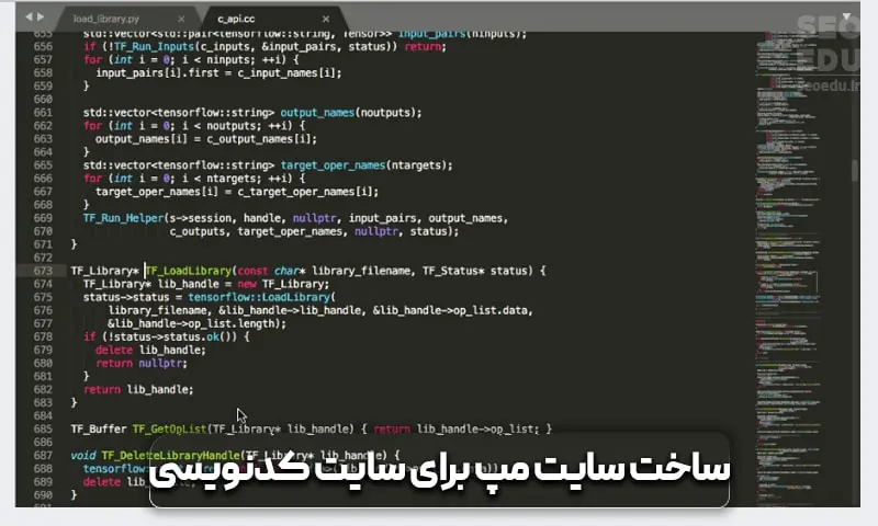 ساخت سایت مپ برای سایت برنامه نویسی شده