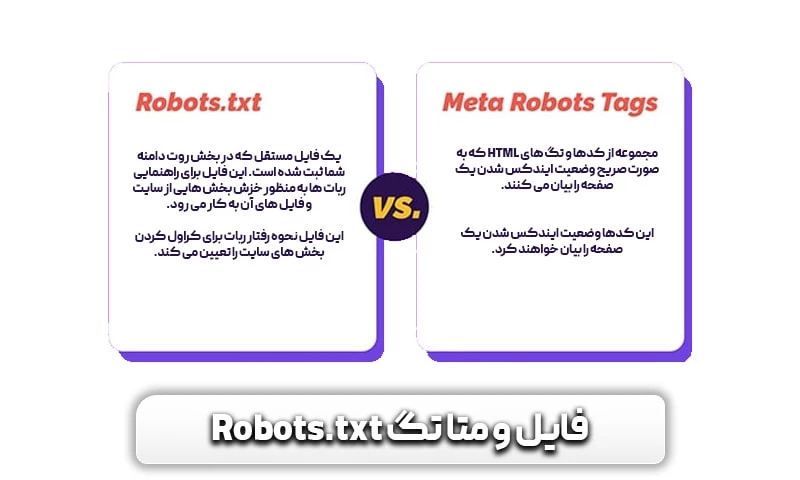 متاتگ و فایل Robots سایت