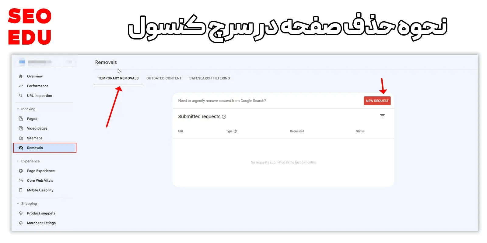 ارور 404 چیست و چگونه آن را برطرف کنیم؟ 13 حذف صفحه از سرچ کنسول