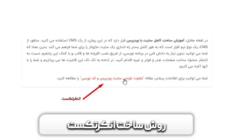 انکرتکست (Anchor Text) چیست؟ + بهترین روش برای ساخت آن 4 نحوه ساخت انکرتکست چگونه است؟