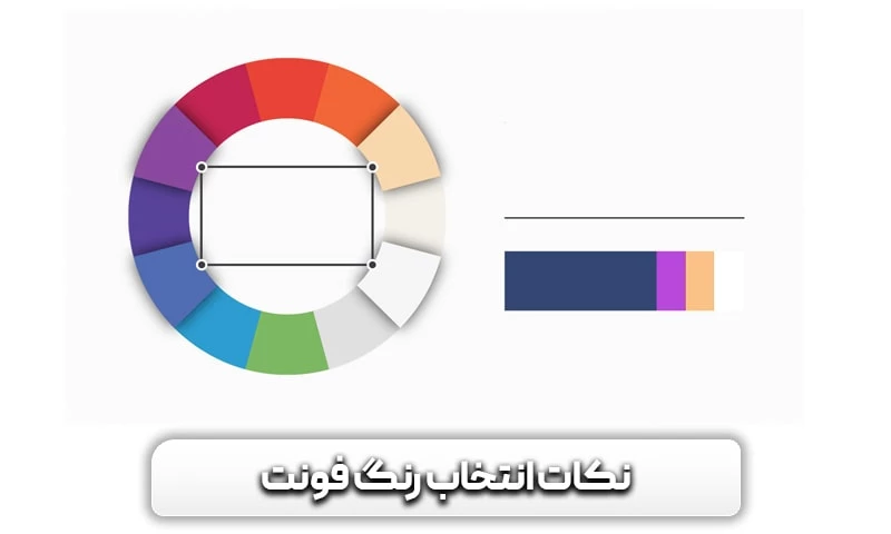 انتخاب رنگ سایت و تاثیر آن بر کاربر! 14 نکات انتخاب رنگ فونت