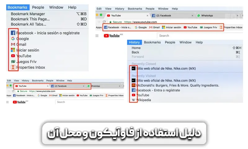 چرا باید از Favicon استفاده کنیم؟ + مکان های نمایش آن